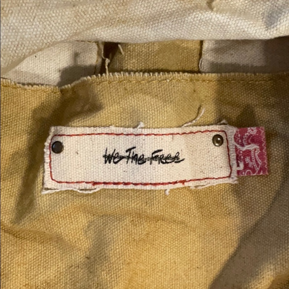 We the Free People Messenger Canvas Duffel Bag NEW - Picture 4 of 6